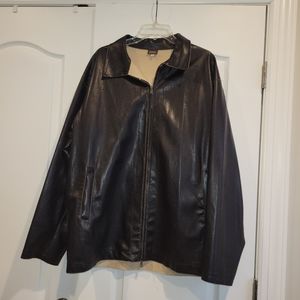 Men's light-weight, 100% distres leather/suede interior, Gianfranco Ferre jacket